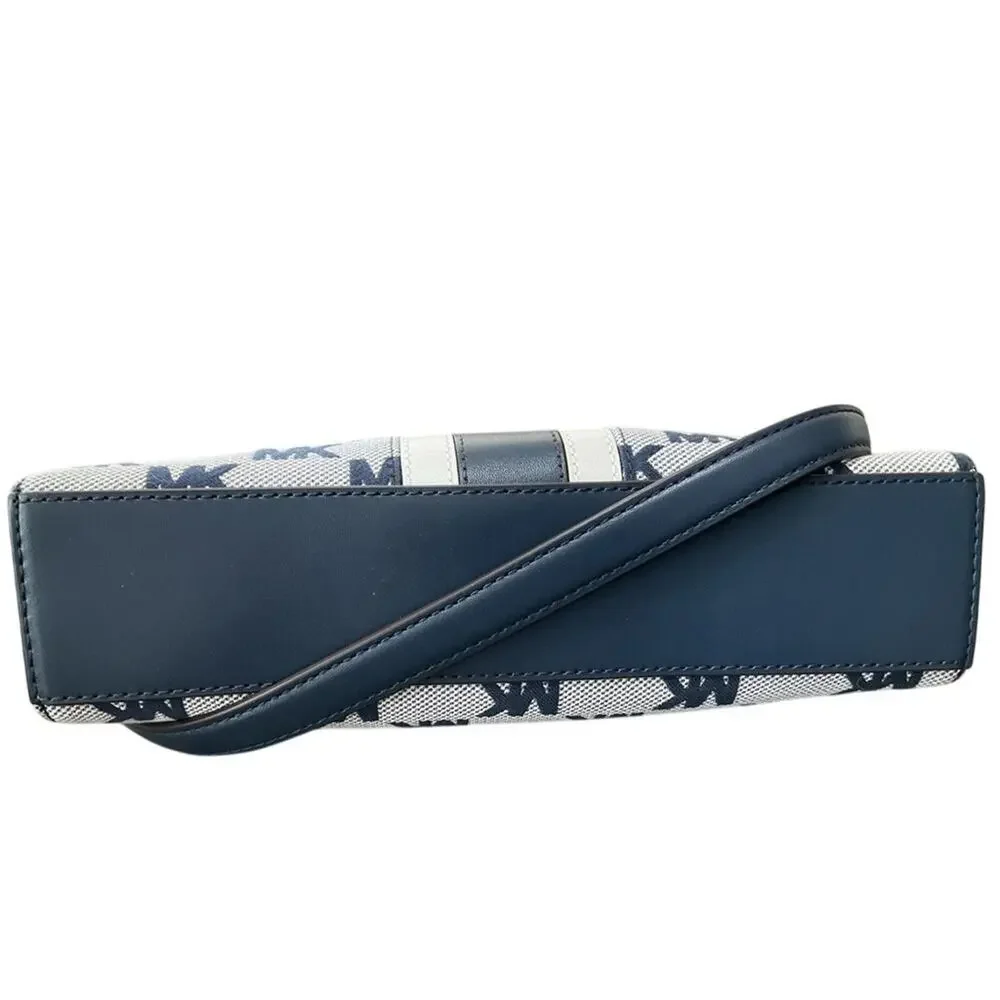 Michael Kors Vincent Logo Jacquard Pochette with Card Case NWT